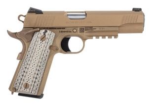 Colt 1911 CQBP Marine M45 45ACP pistol comes in desert tan